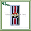 High quality stripe printed velour beach towel